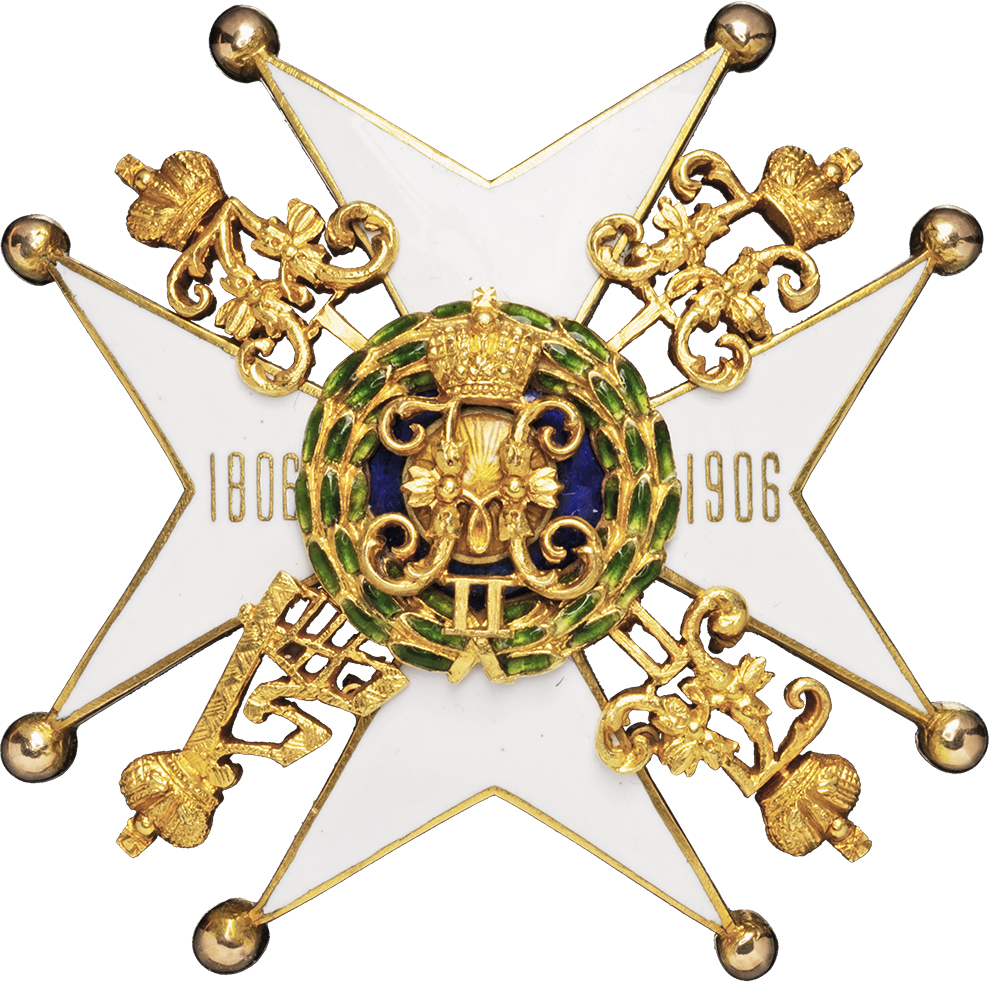 Знак 14-го уланского Ямбургского Е.И.В. Великой Княгини Марии Александровны полка
