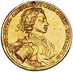 Наградная офицерская медаль за сражение при Калише, 18 октября 1706 г.